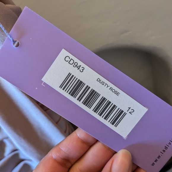 Dusty Rose Formal Dress - Size 12 - Picture 6 of 7